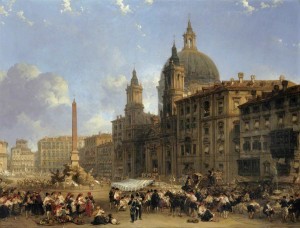 Piazza Navona at Rome